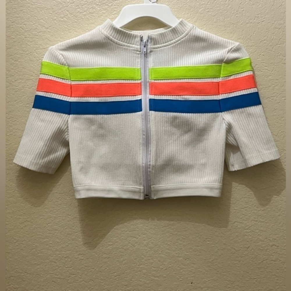 WOW Couture Neon Striped Jacket
